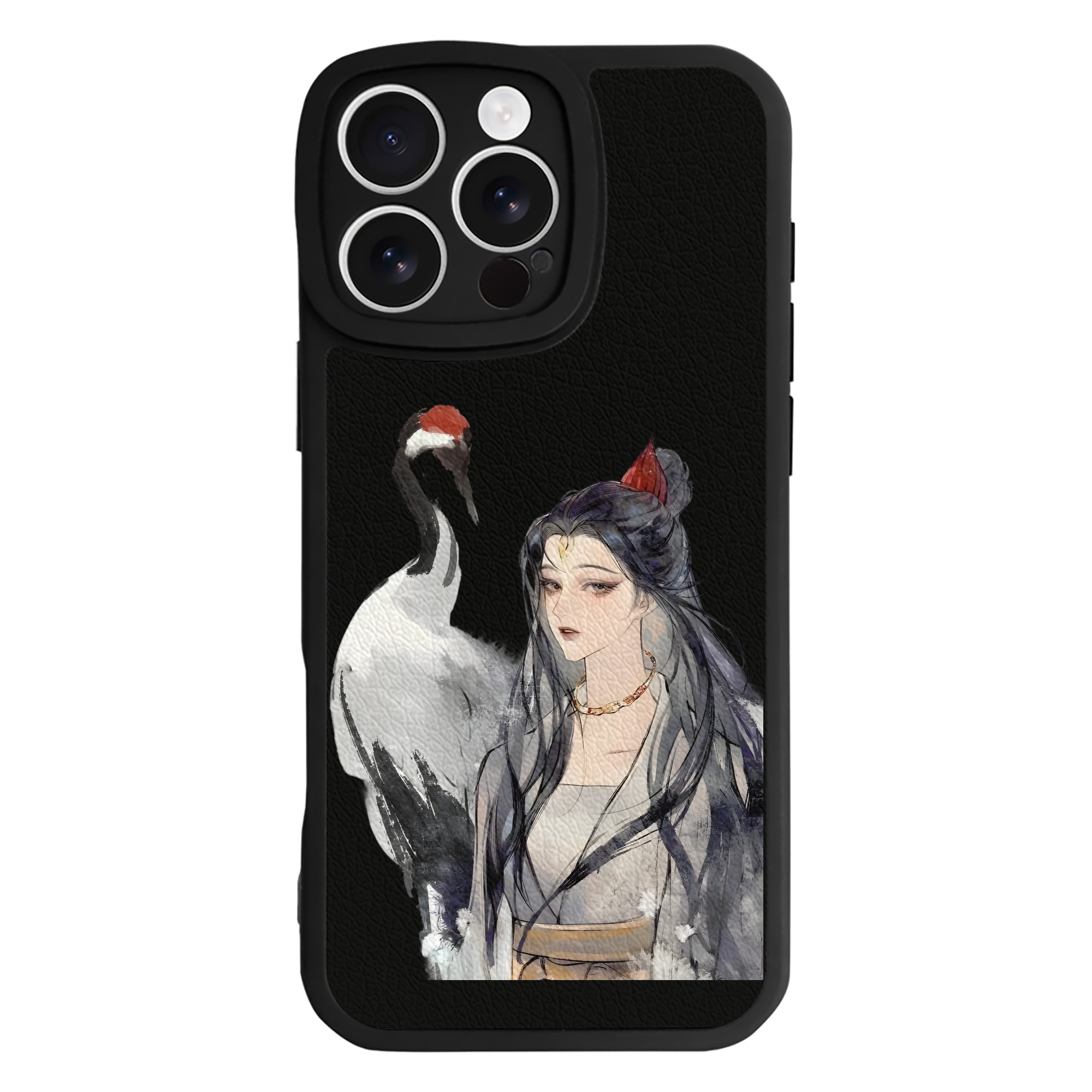 （画像用） Ne Zha 2 ナタ 魔童の大暴れ 【iPhone 16シリーズ対応】シリコンスマホケース（レザー調） 材質：シリコン